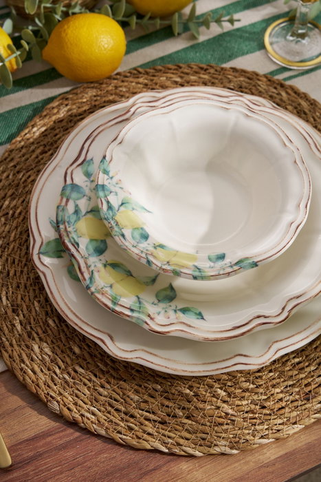 Hermia Sunny Grove Juego de Cena de Porcelana 24 Piezas Hermia Sunny Grove Juego de Cena de Porcelana 24 Piezas